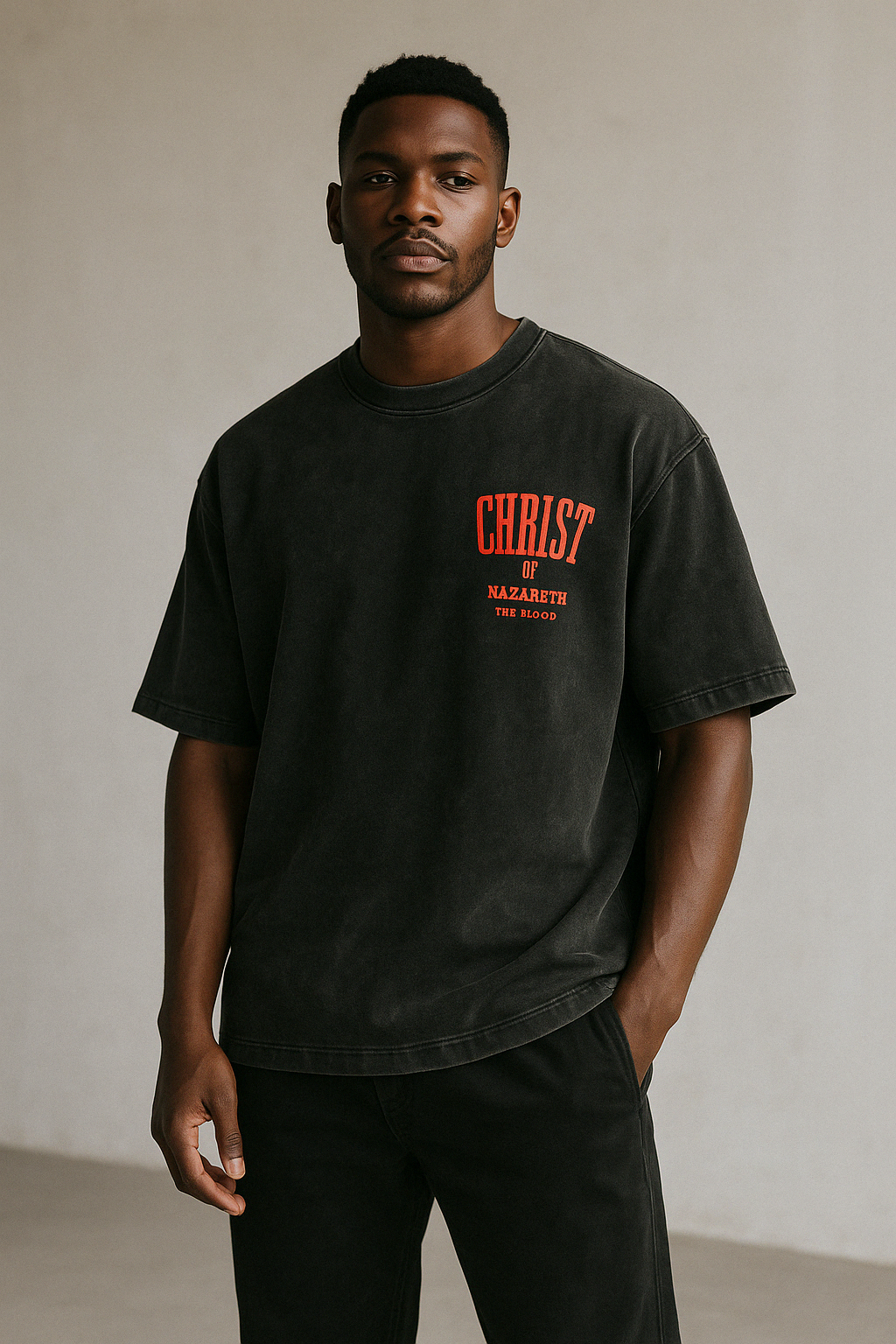 "THE BLOOD" Oversize Tee 