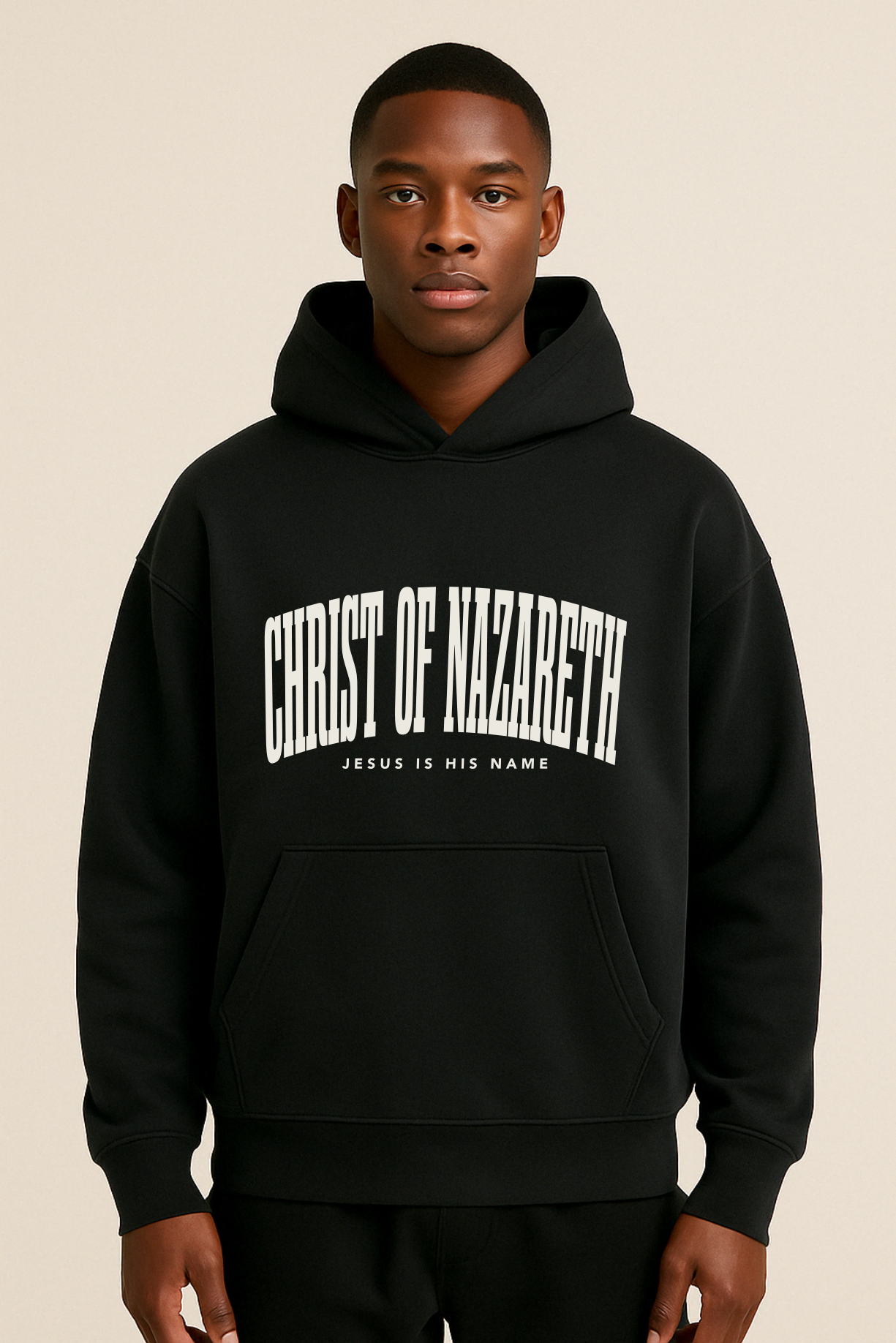JESUS ​​IS HIS NAME - Oversize Hoodie