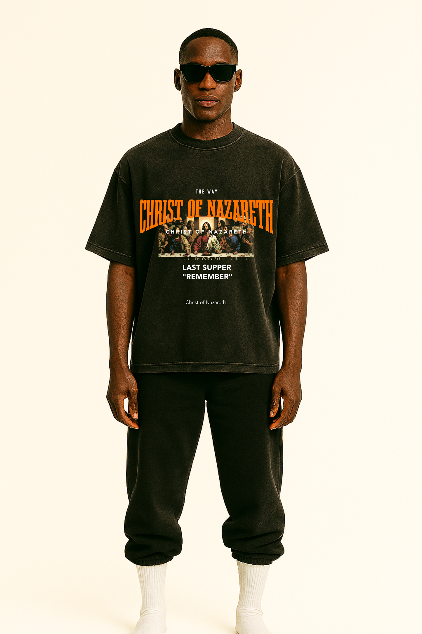 Table of Twelve (Orange) - Acid Wash Tee